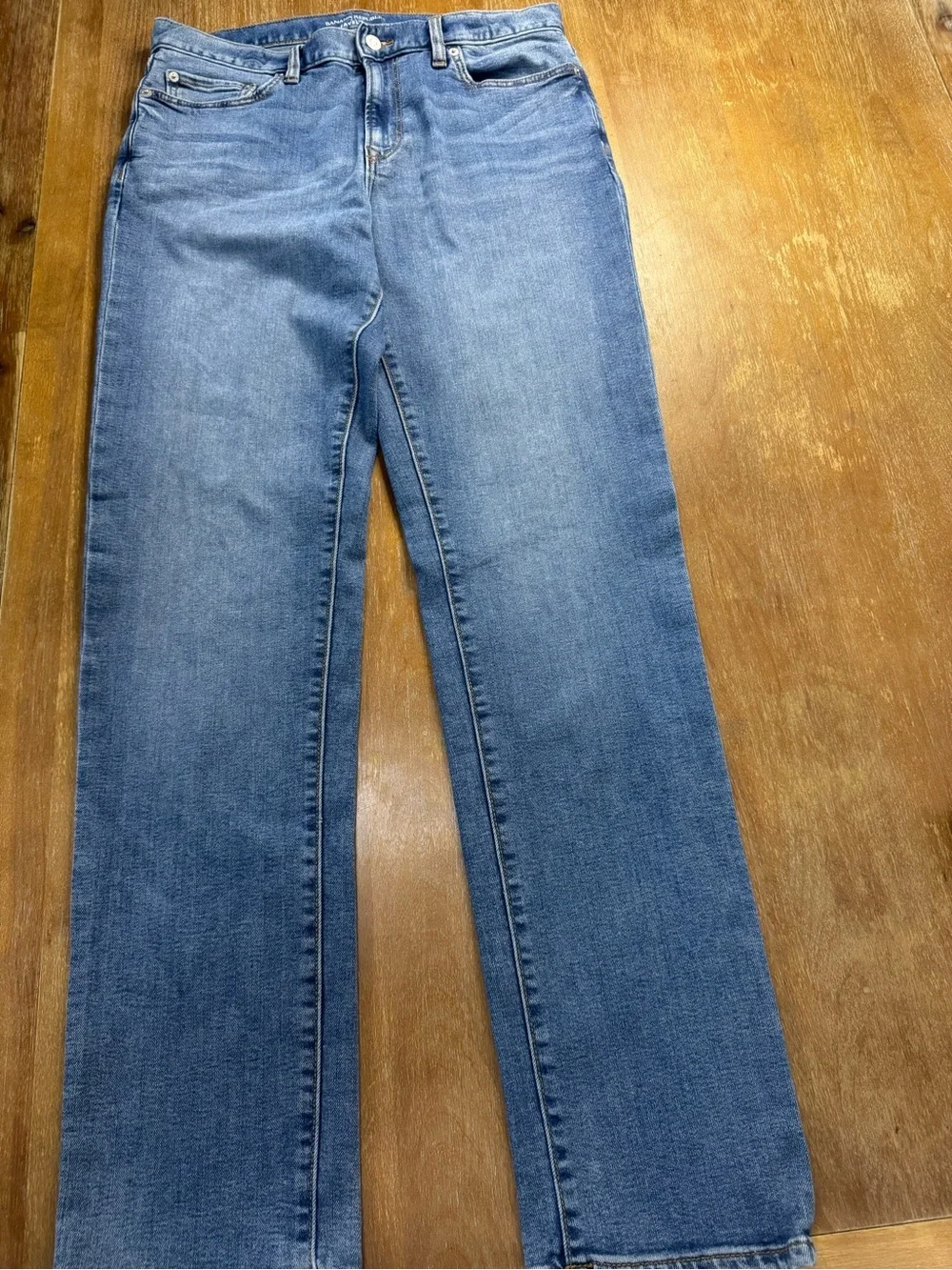 Banana Republic Men's Blue Slim Straight-Leg Jeans